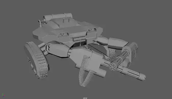 Crab robot 3D model