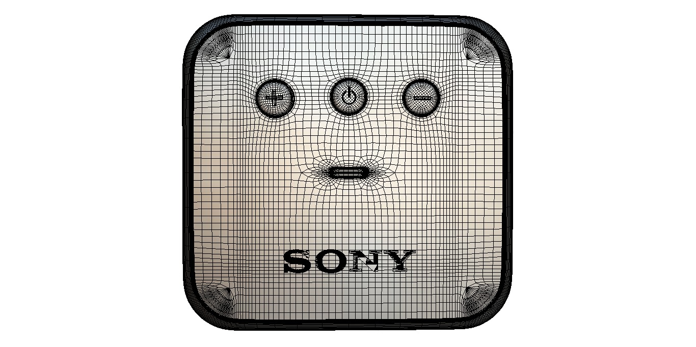 Sony Bluetooth Speaker 3D model_9