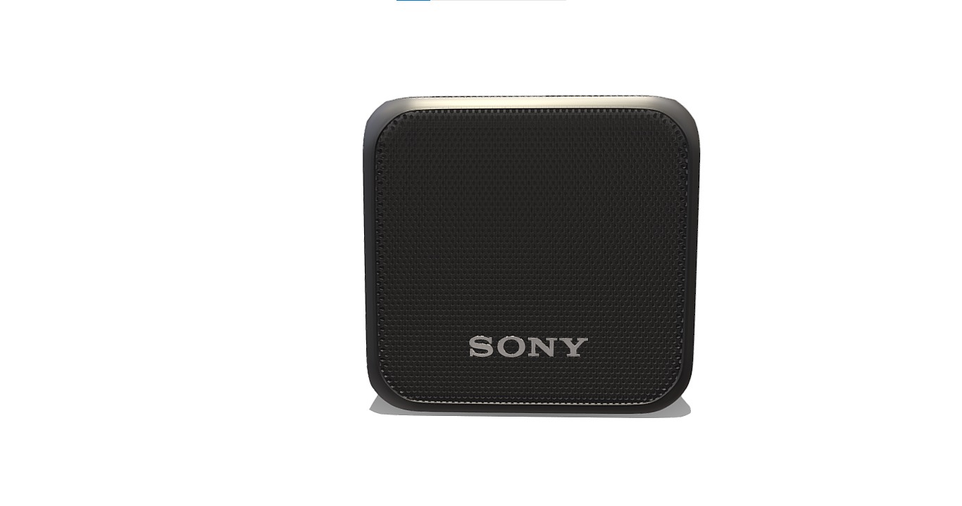 Sony Bluetooth Speaker 3D model_1