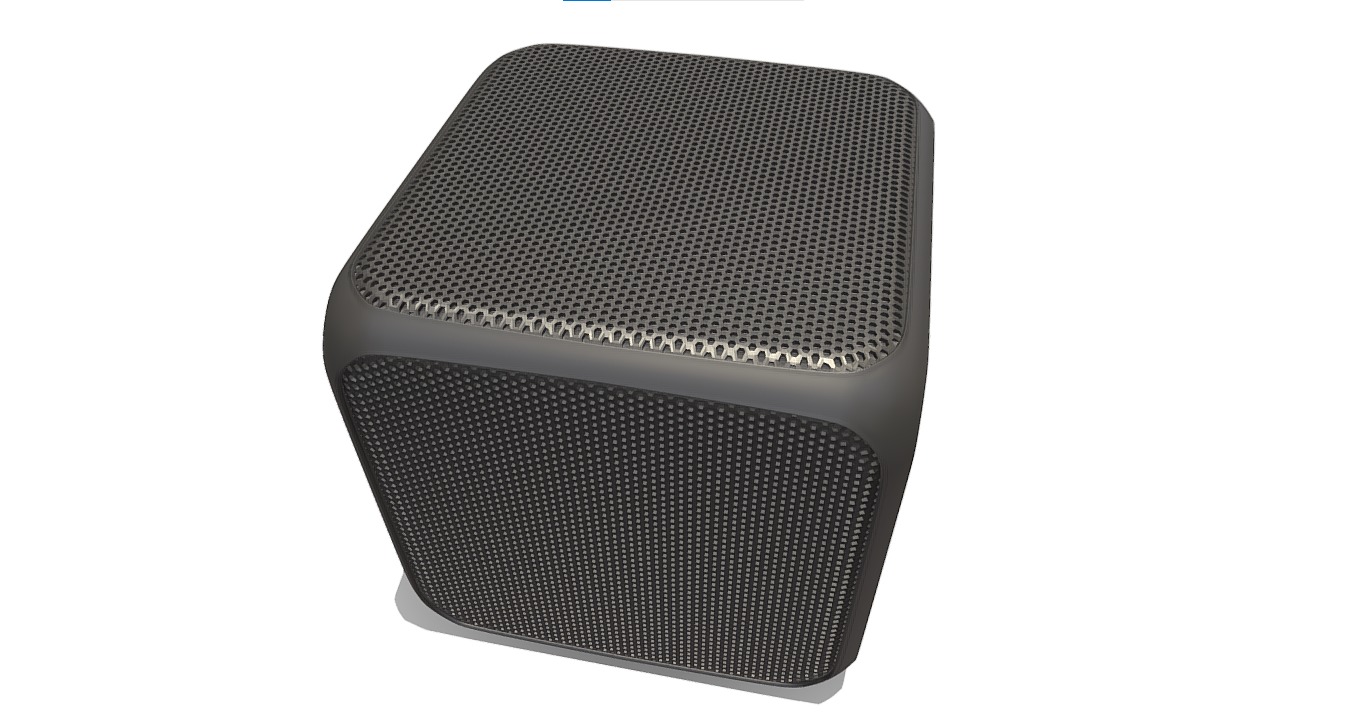Sony Bluetooth Speaker 3D model_4