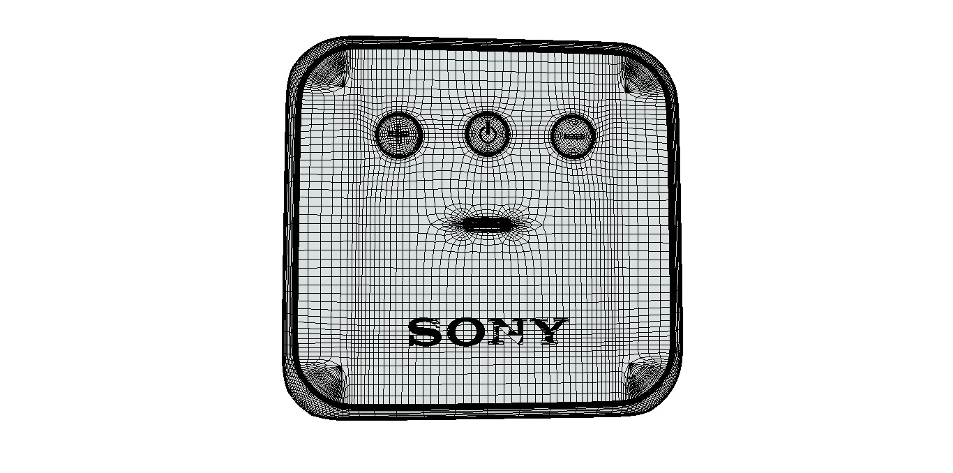 Sony Bluetooth Speaker 3D model_13