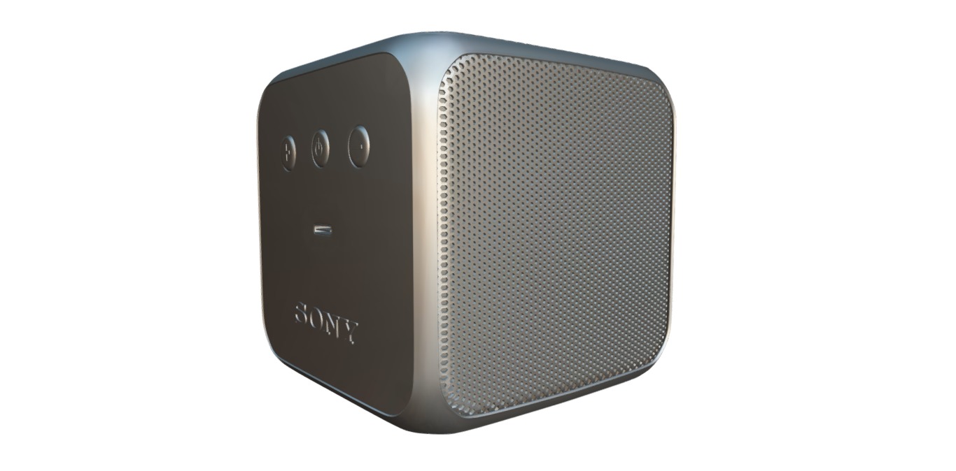 Sony Bluetooth Speaker 3D model_7