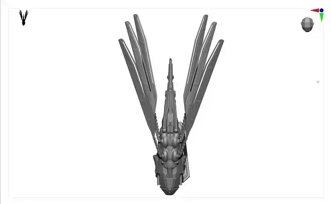 Dune 2 Harkonnen Ornithopter 3D assembly model 3D print model