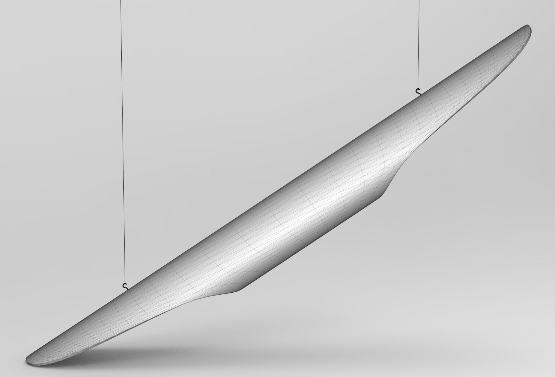 Cedesso Hanging Light Low-poly 3D model_6