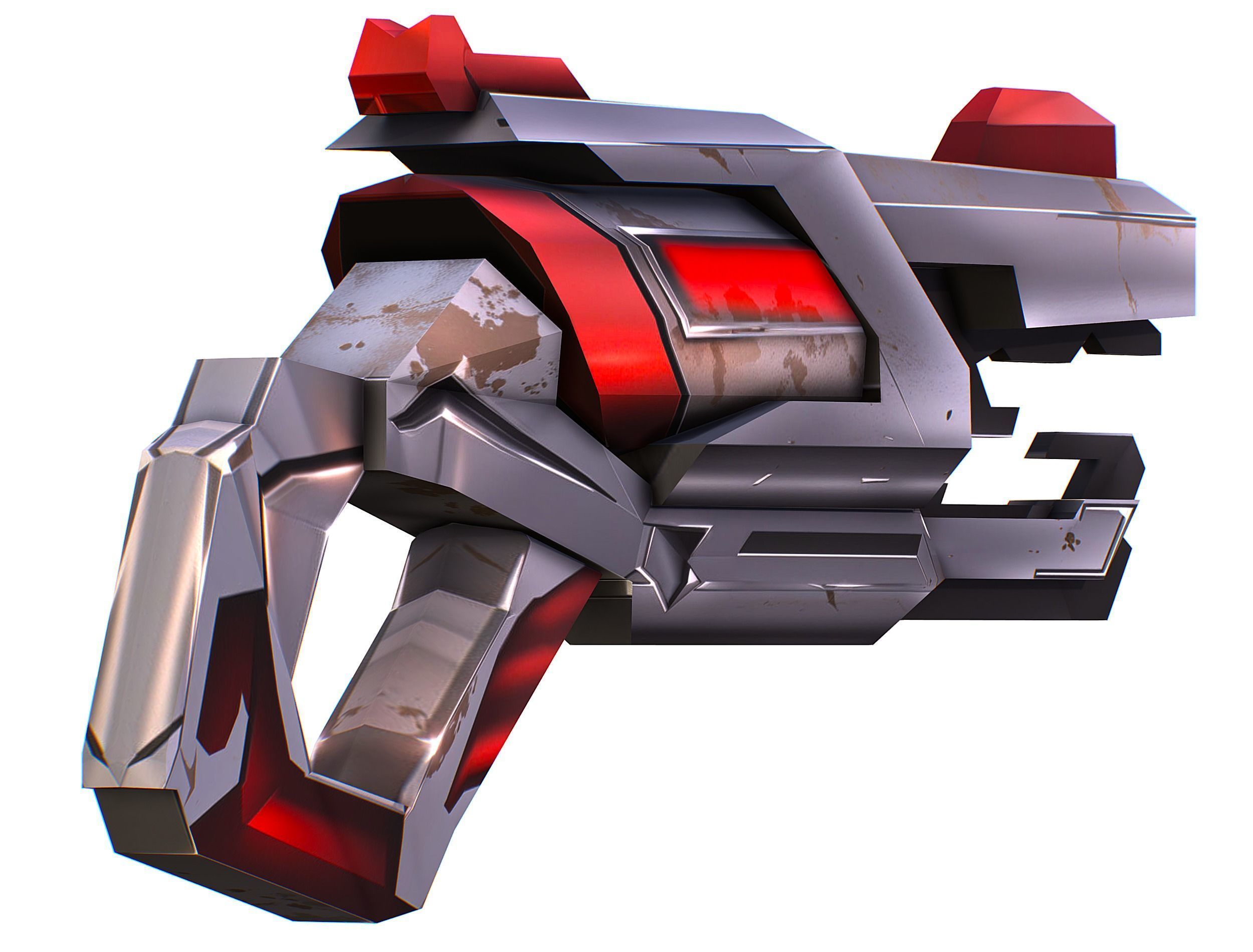 Cartoon Sci-Fi Cyborg Drone Trooper Soldier Low-poly 3D model_51