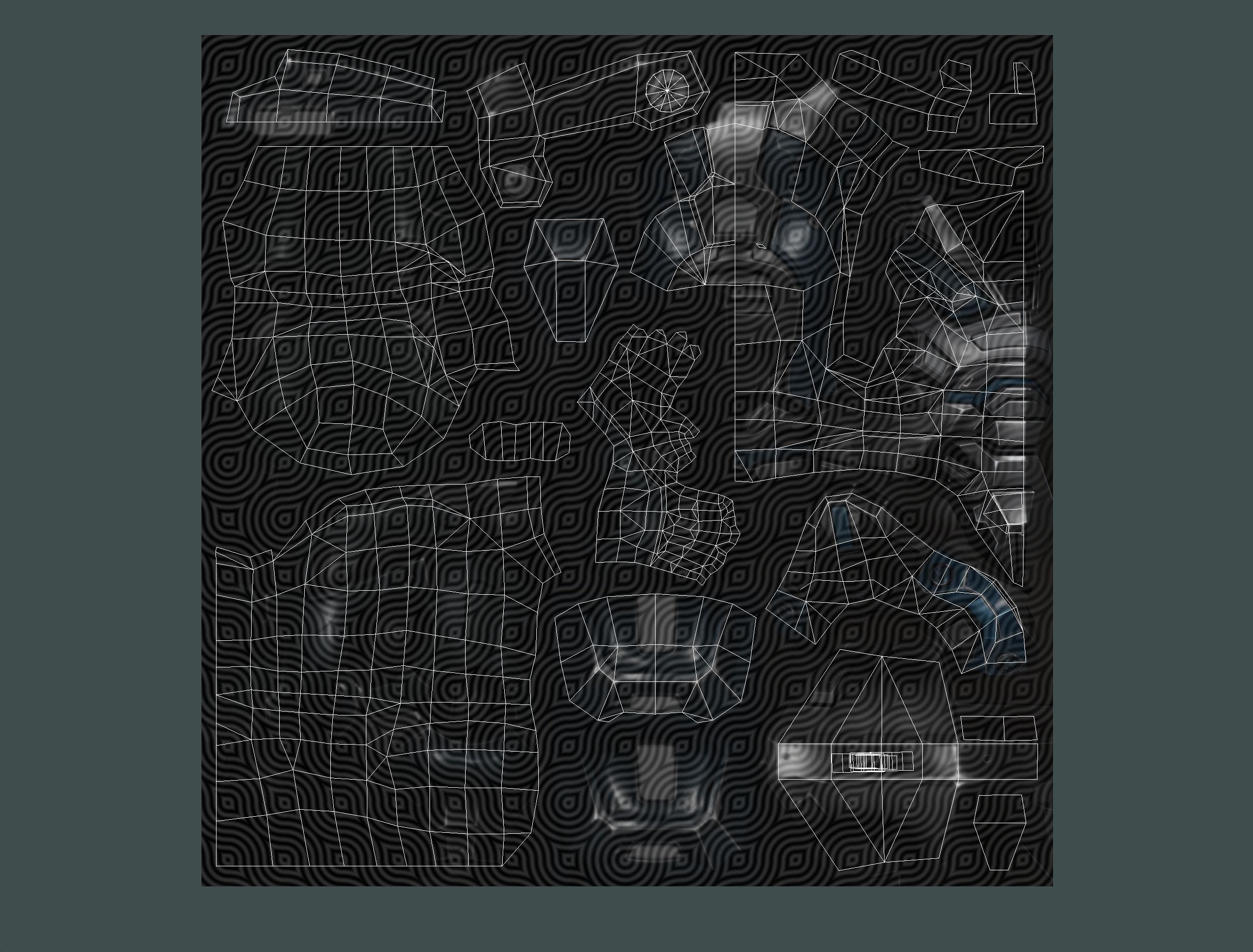 Cartoon Sci-Fi Cyborg Drone Trooper Soldier Low-poly 3D model_88