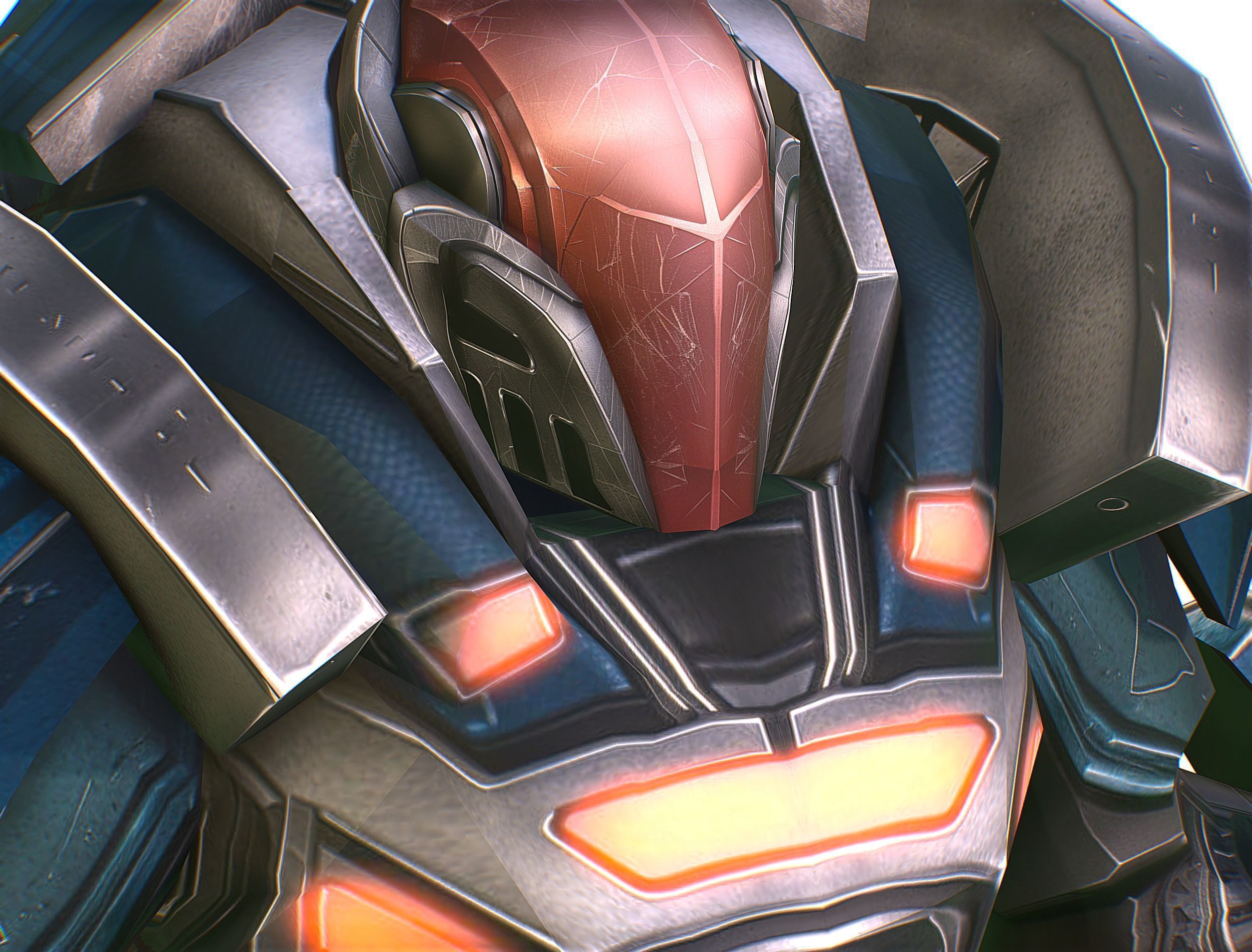 Cartoon Sci-Fi Cyborg Drone Trooper Soldier Low-poly 3D model_32