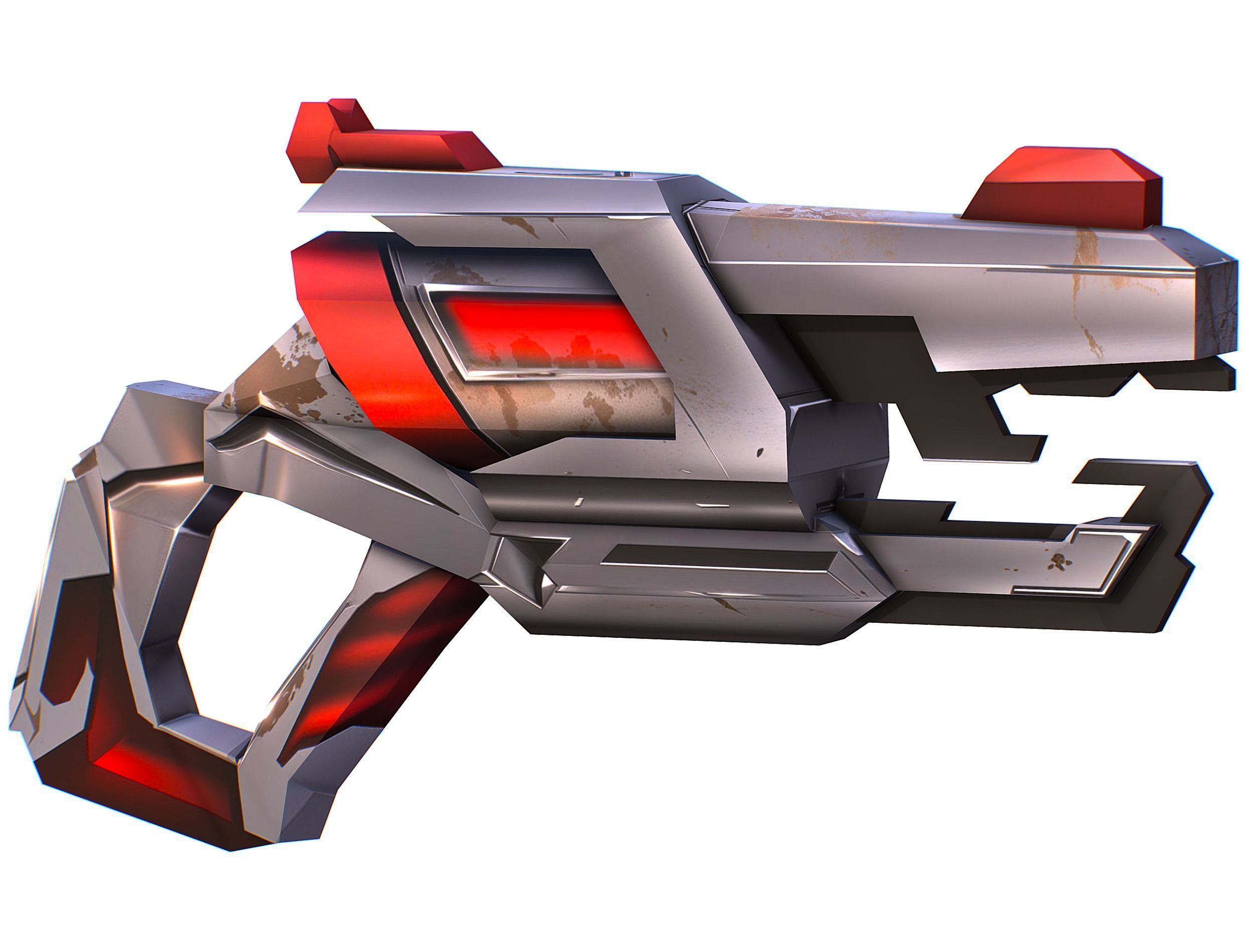 Cartoon Sci-Fi Cyborg Drone Trooper Soldier Low-poly 3D model_37