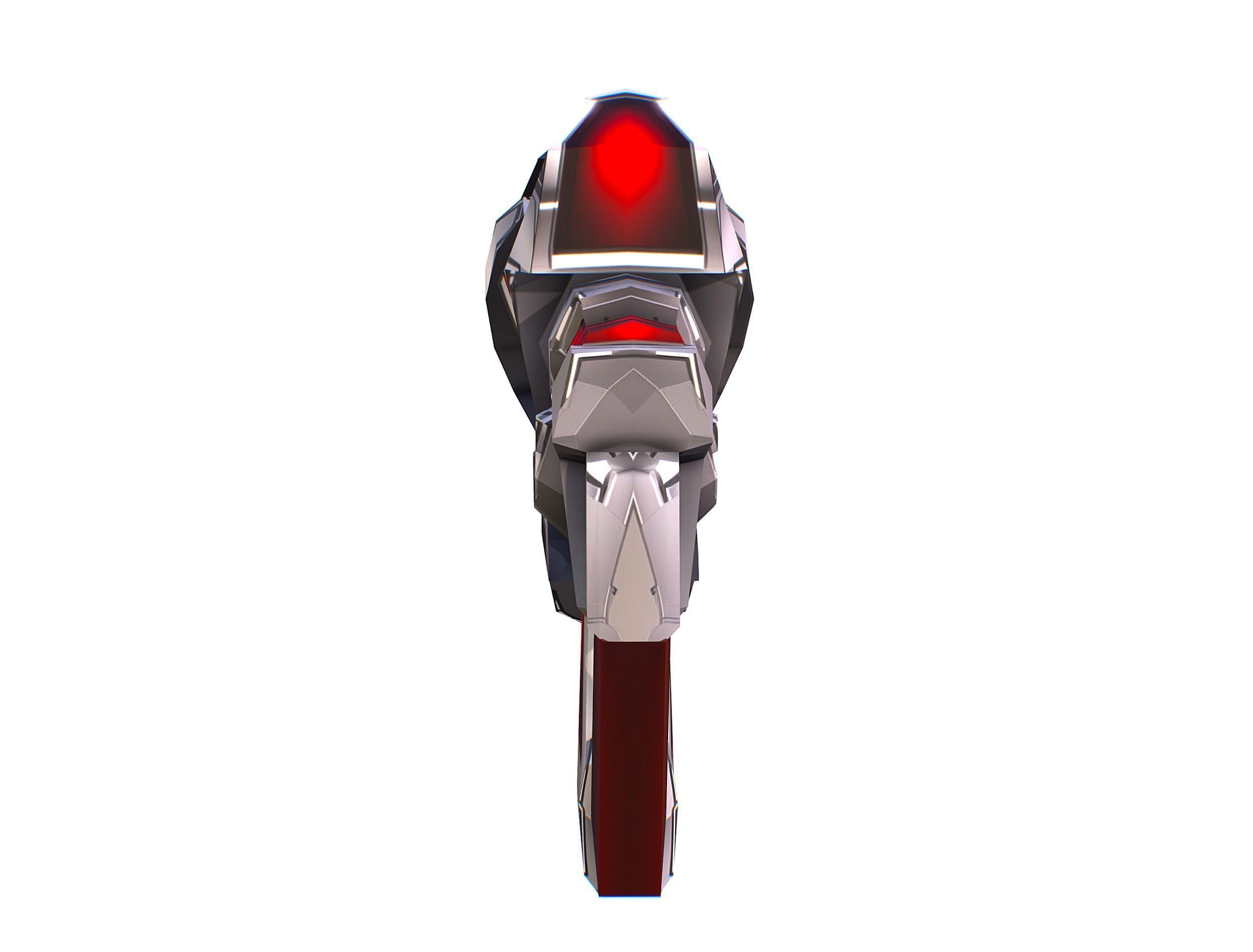 Cartoon Sci-Fi Cyborg Drone Trooper Soldier Low-poly 3D model_71