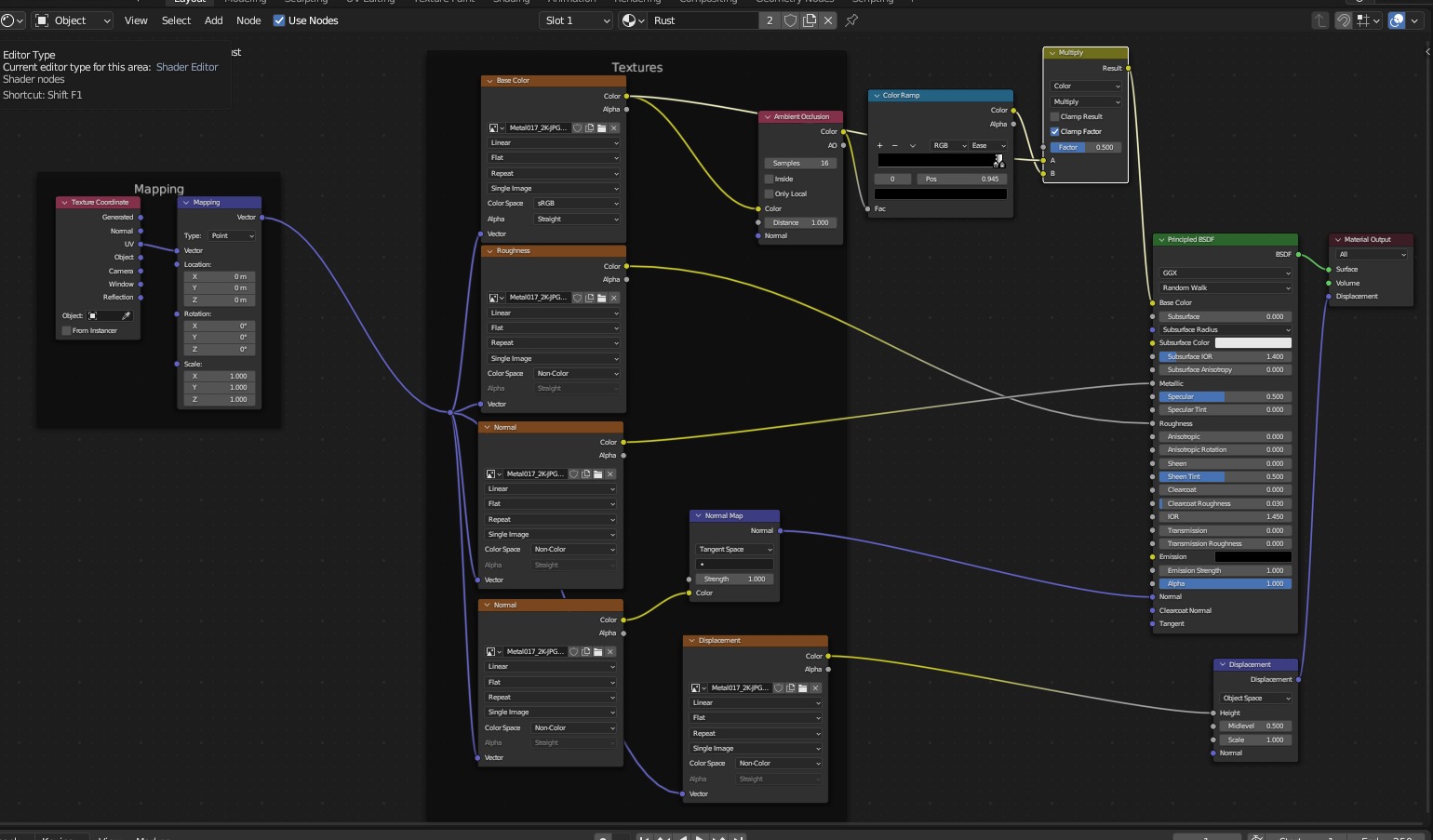 Antique Candle Stand 3D model_8