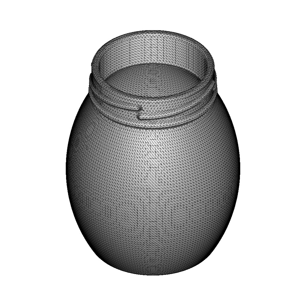 Premium Kitchen Jar 3D print model_4