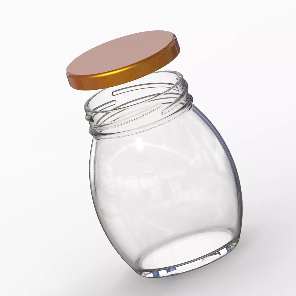 Premium Kitchen Jar 3D print model_0