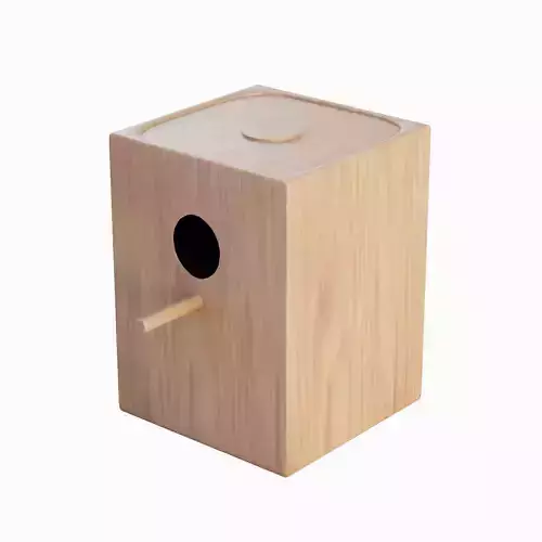 Wooden Birdhouse B 01