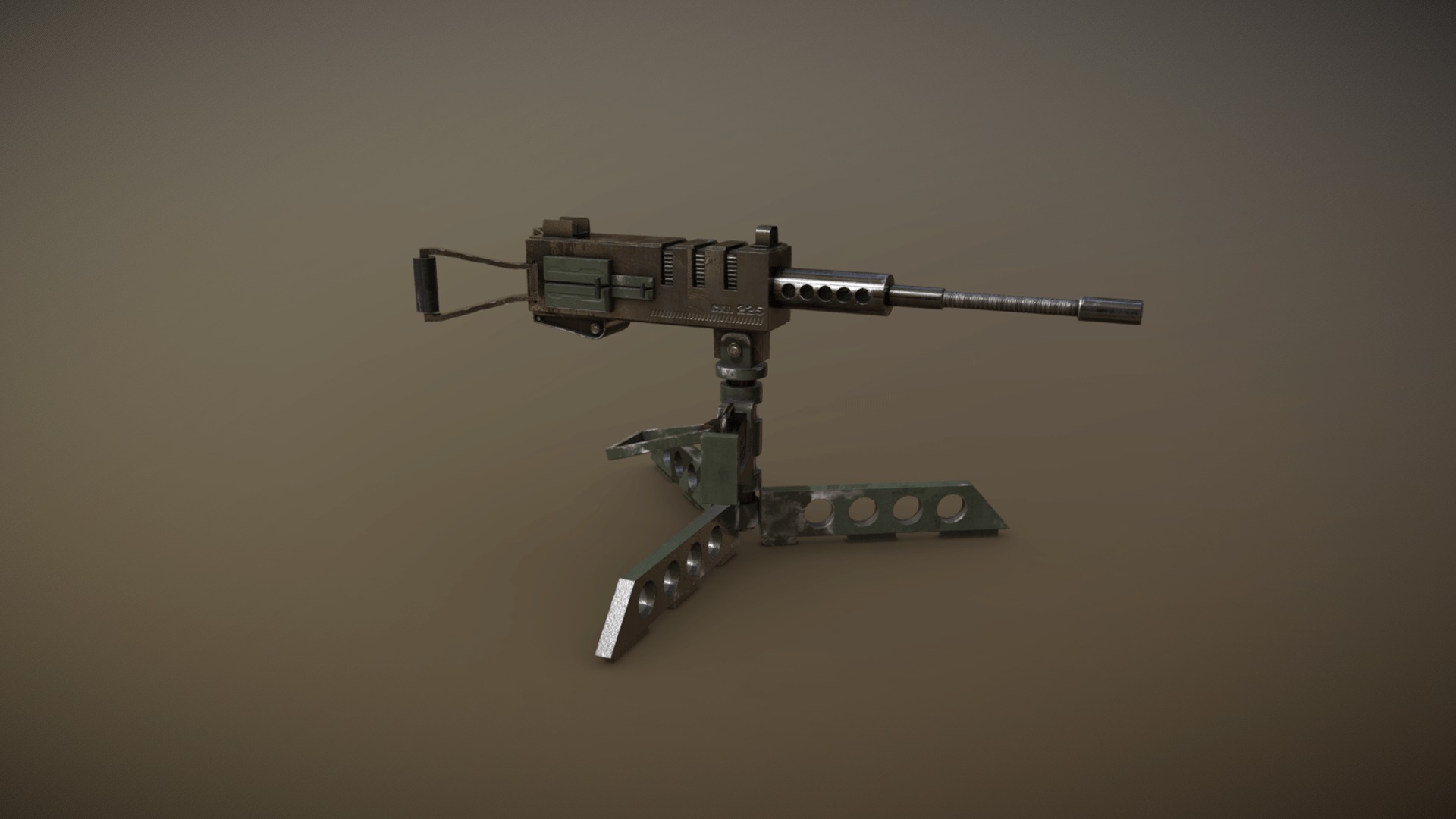 Military Weapons  Low-poly 3D model_8