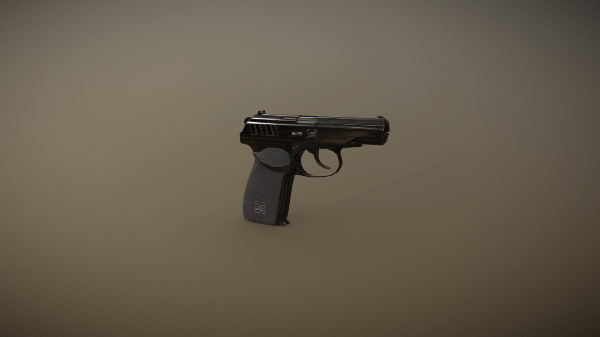 Military Weapons  Low-poly 3D model_5