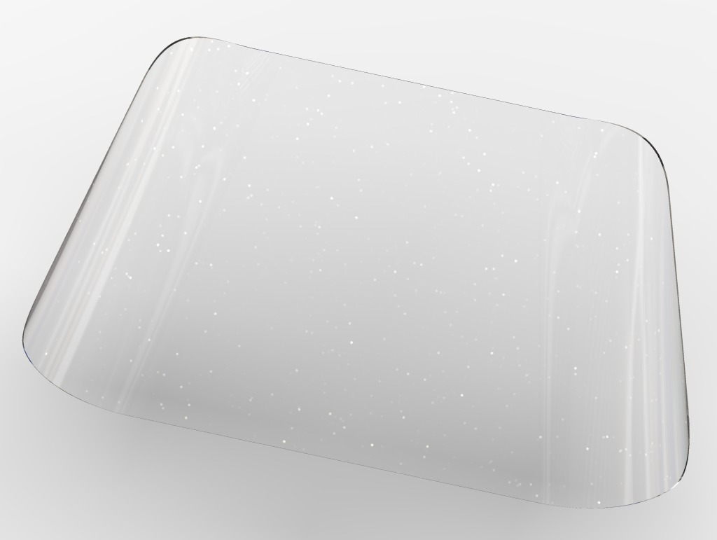 Auto Rickshaw Front Windscreen 3D print model_1