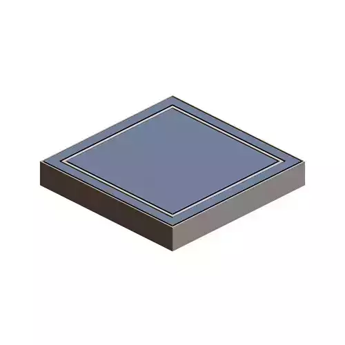 Smart Drain With Holes 3D Illustration