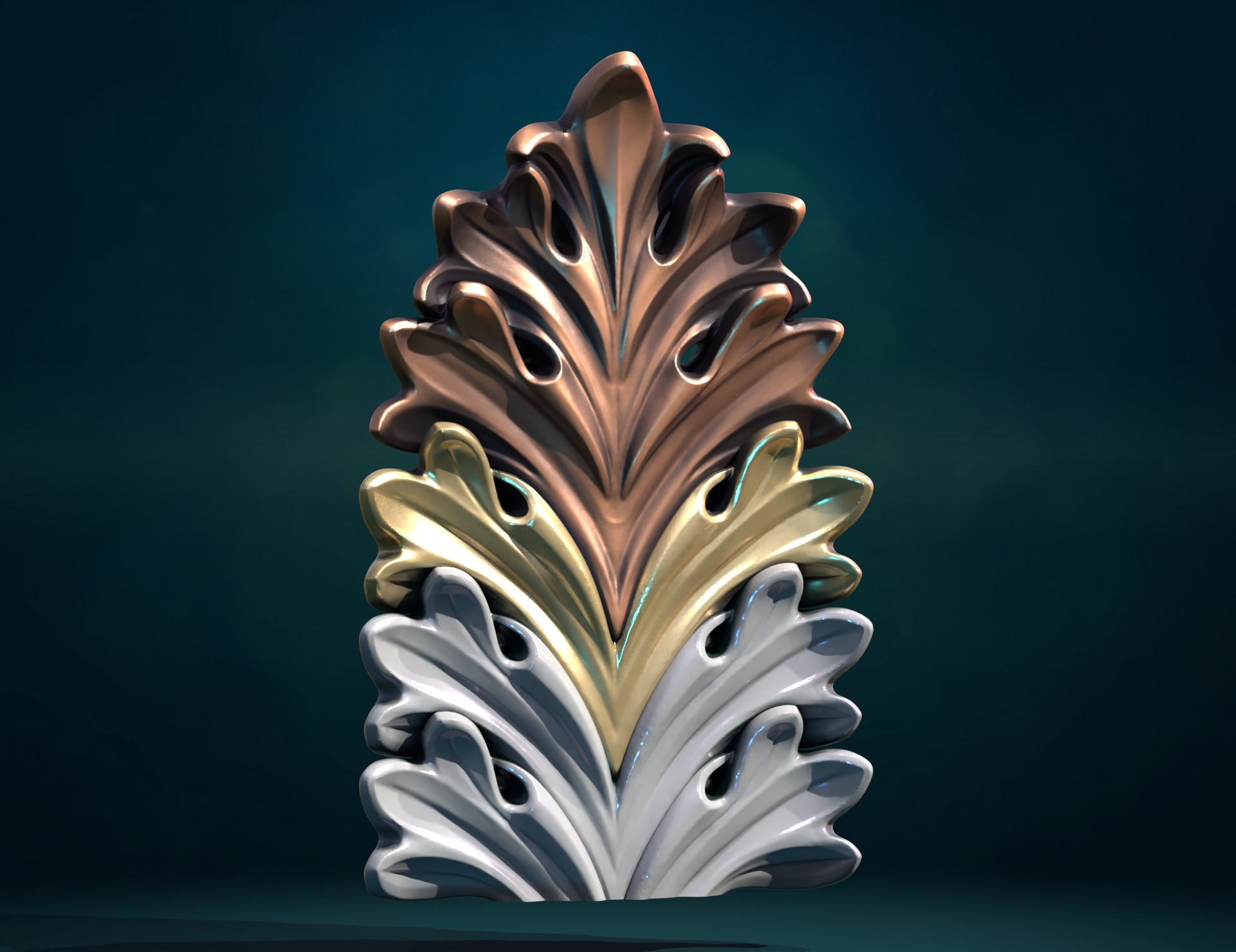 Acanthus 3D print model_3