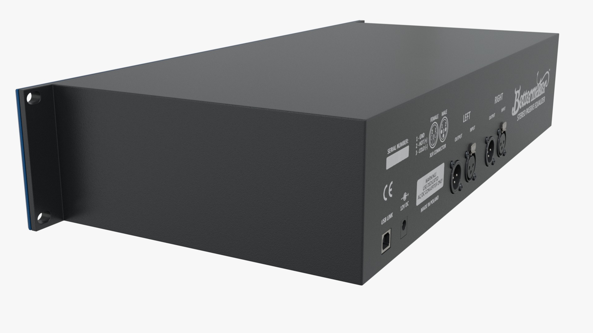 Bettermaker VSPE Valve Stereo Passive Equalizer 3D model_3