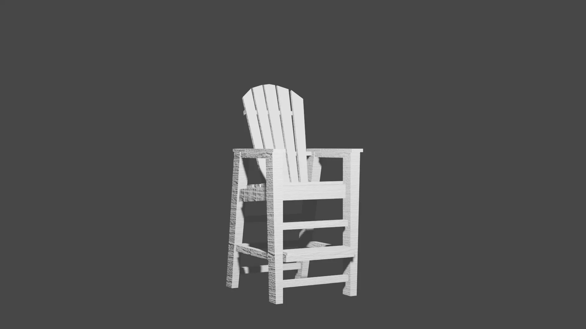 Simple chair Free 3D model_0