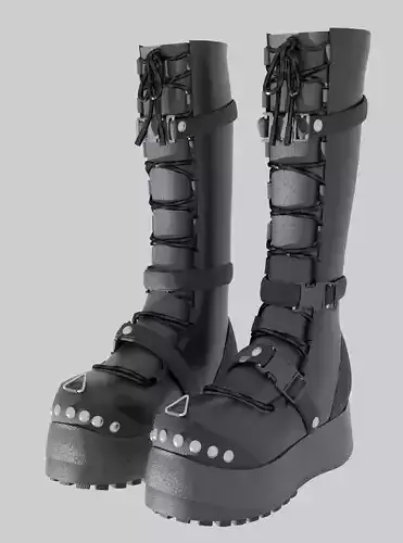 Boots goth atributic