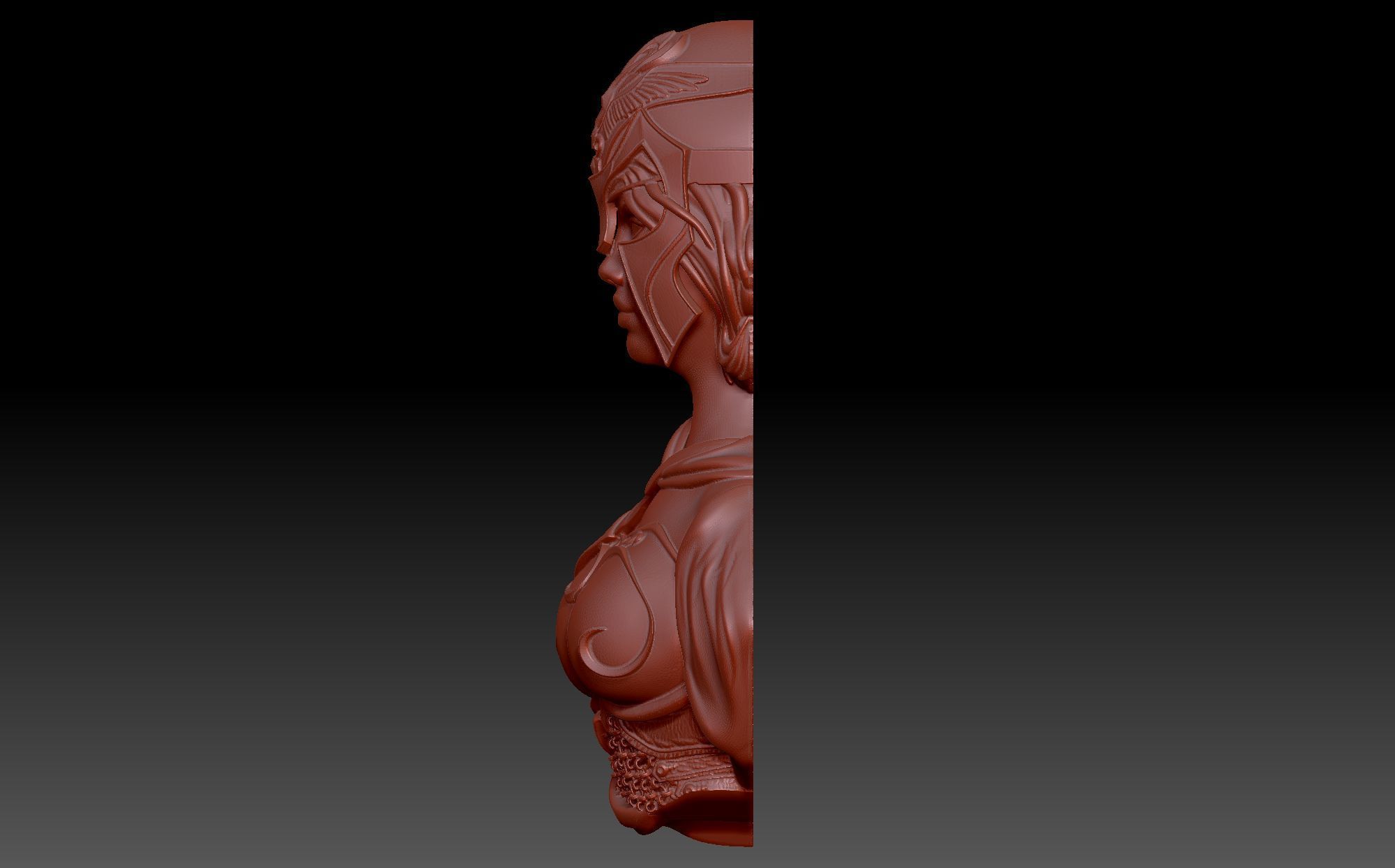 Afina 3D print model_1