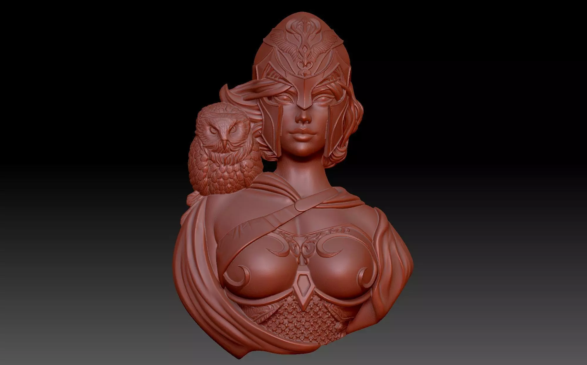 Afina 3D print model_0