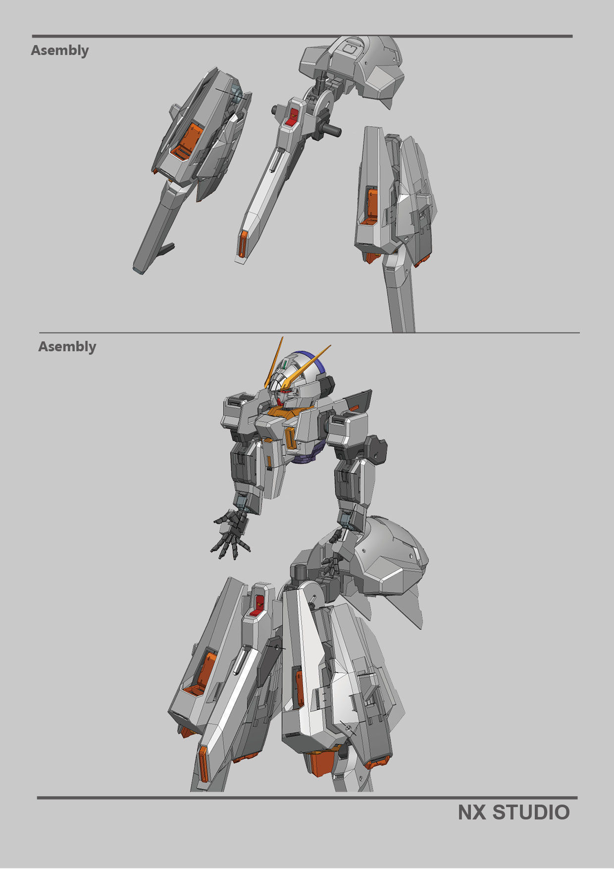 RX124 TR6 GUNADM WOUNWORT 3D print model_12