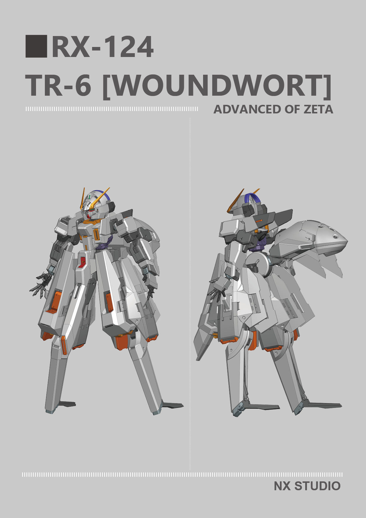 RX124 TR6 GUNADM WOUNWORT 3D print model_11