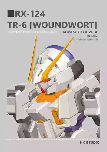 RX124 TR6 GUNADM WOUNWORT 3D print model