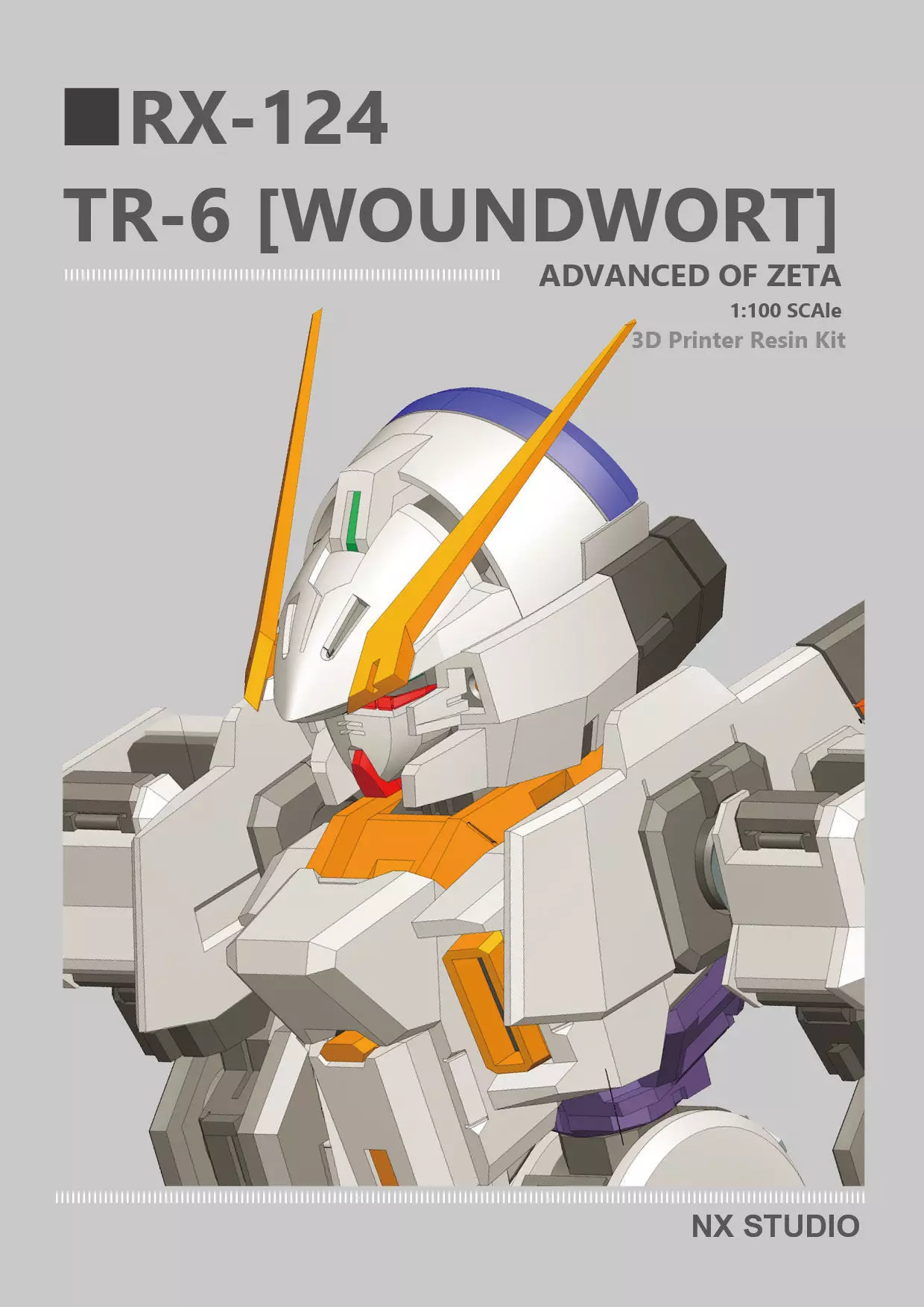 RX124 TR6 GUNADM WOUNWORT 3D print model_0