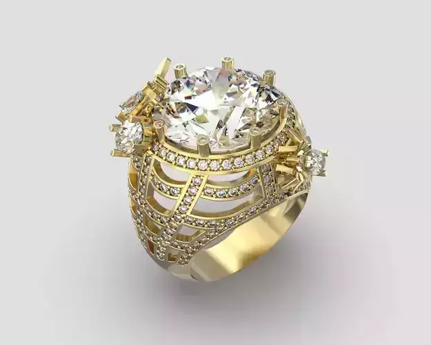 R 179 Spider Ruby Ring