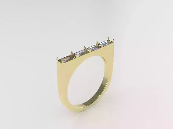 Baguettes-Ring-4-gems