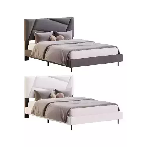 Queen Bed Frame 3D model