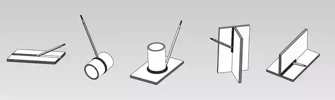 Welding Position EN ISO 6947 3D model