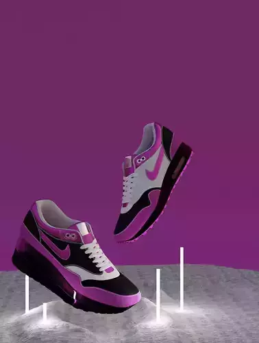 Nike Air 1 sneaker Barbicore Free 3D model