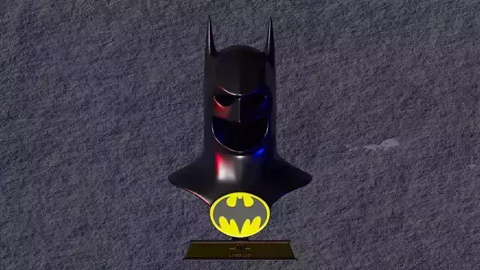 Batman Returns 1992 Cowl 3D Model