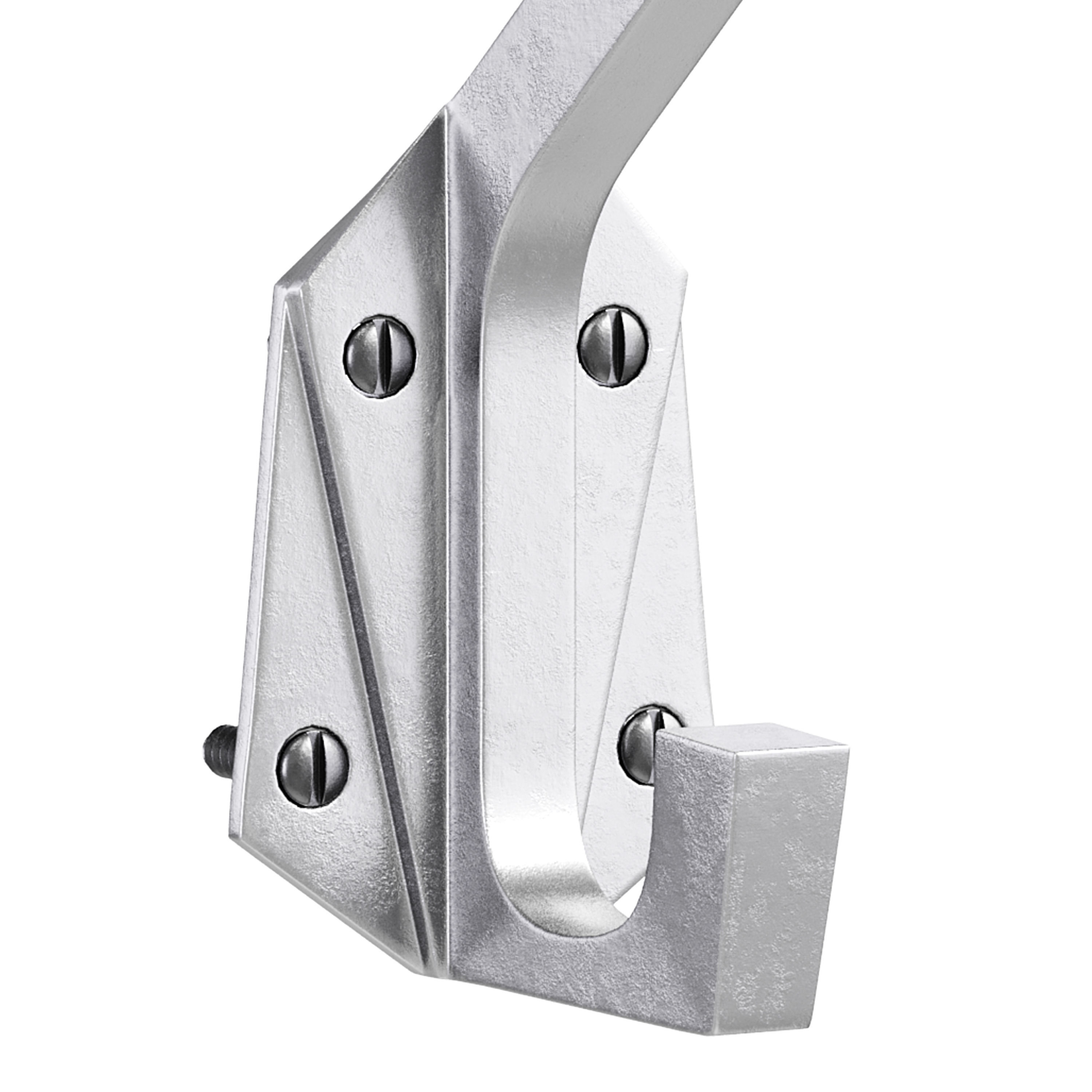 Renovator Supply Heavy Duty Coat Hooks Double Hook Coat Hanger 3D model_10