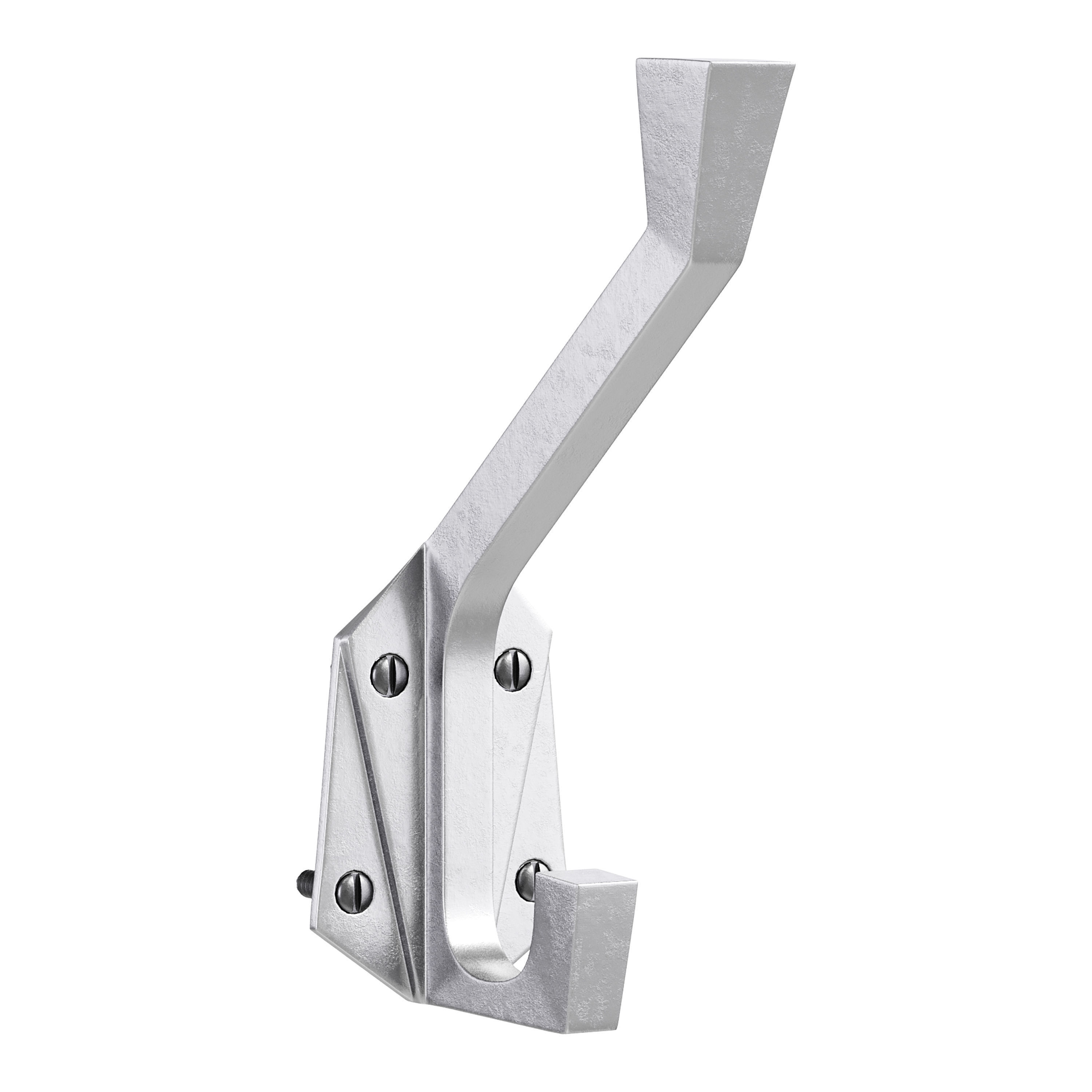 Renovator Supply Heavy Duty Coat Hooks Double Hook Coat Hanger 3D model_8