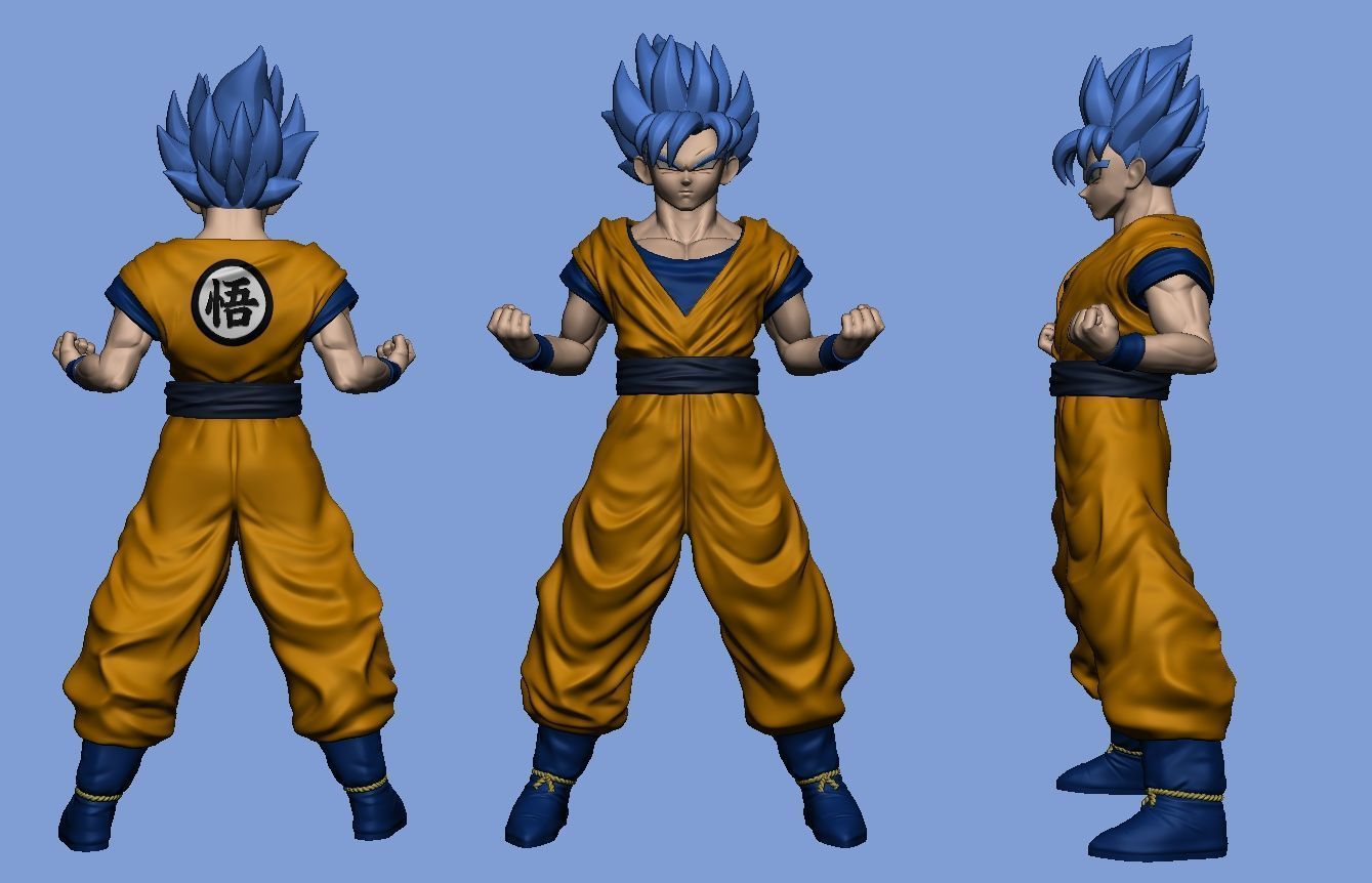 guku dragonball Z 3D print model_2