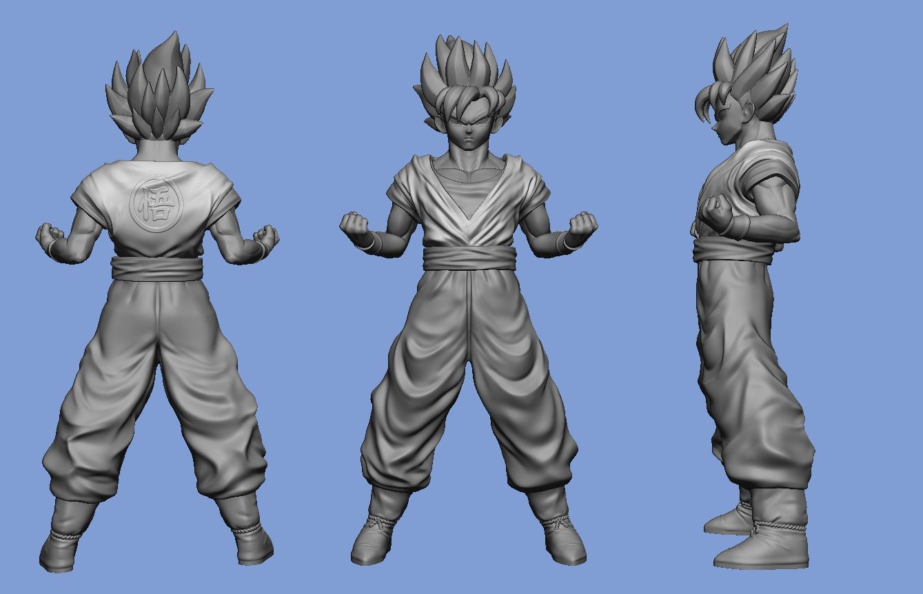 guku dragonball Z 3D print model_3