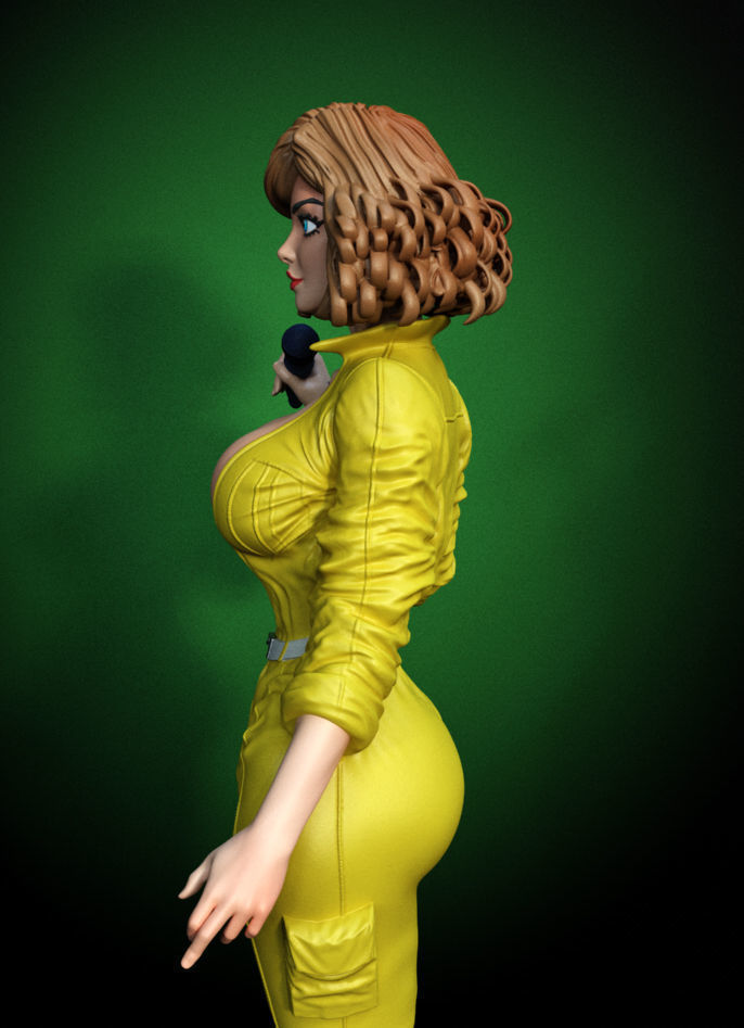 April ONeil 3D print model_1