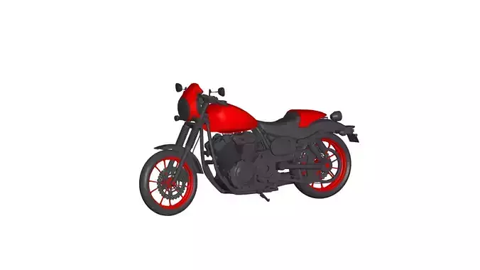 Yamaha XV950 3D model