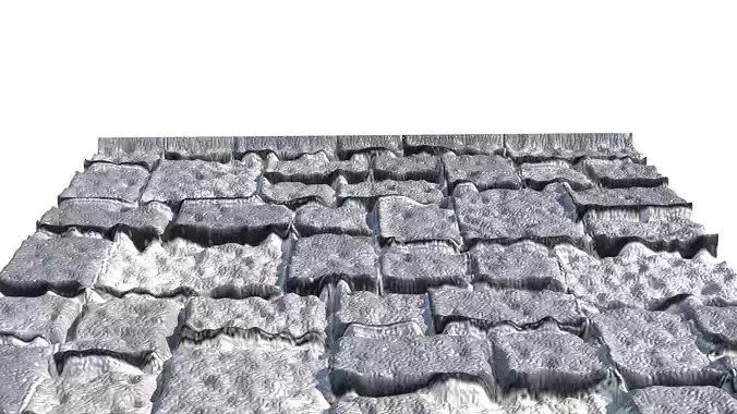 Cobblestone Path 3D model