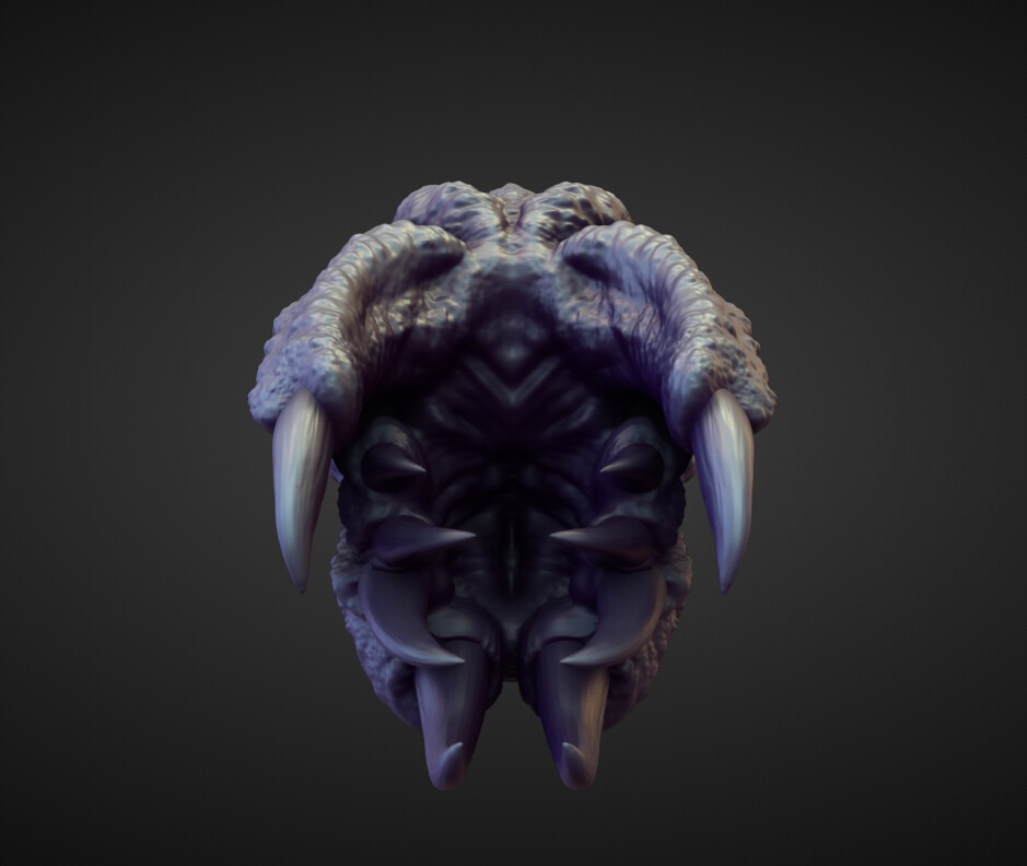 HEAD48 high poly sculpt 3D model_2