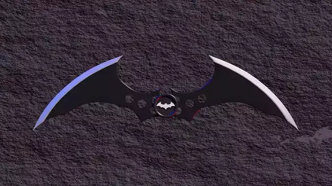 Batarang 3D Model From Batman Arkham Series