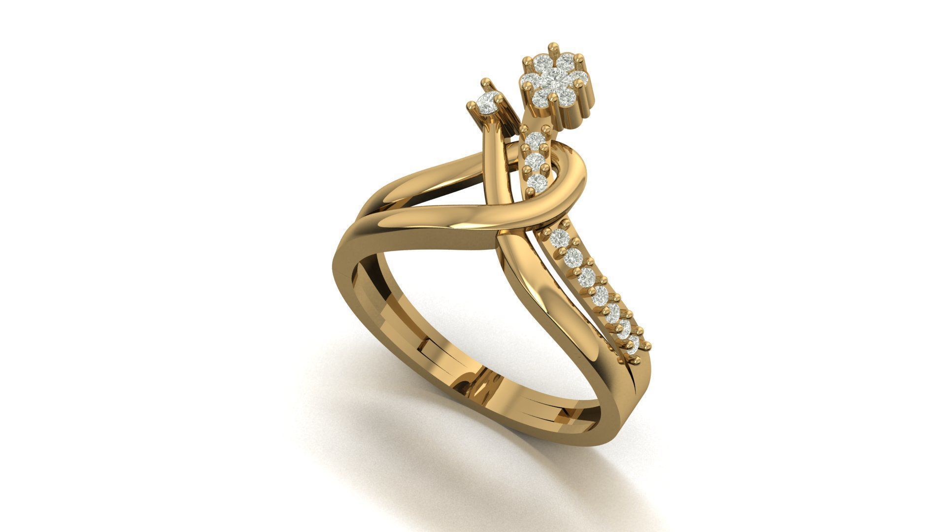 Engagement Ring Free 3D print model_13