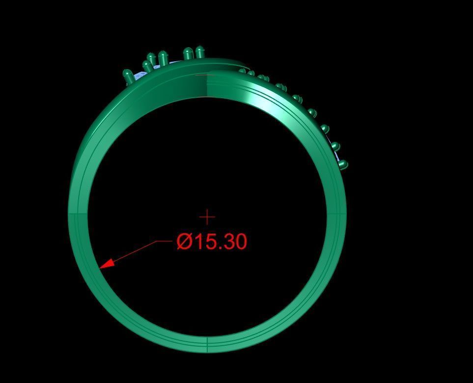 Engagement Ring Free 3D print model_23