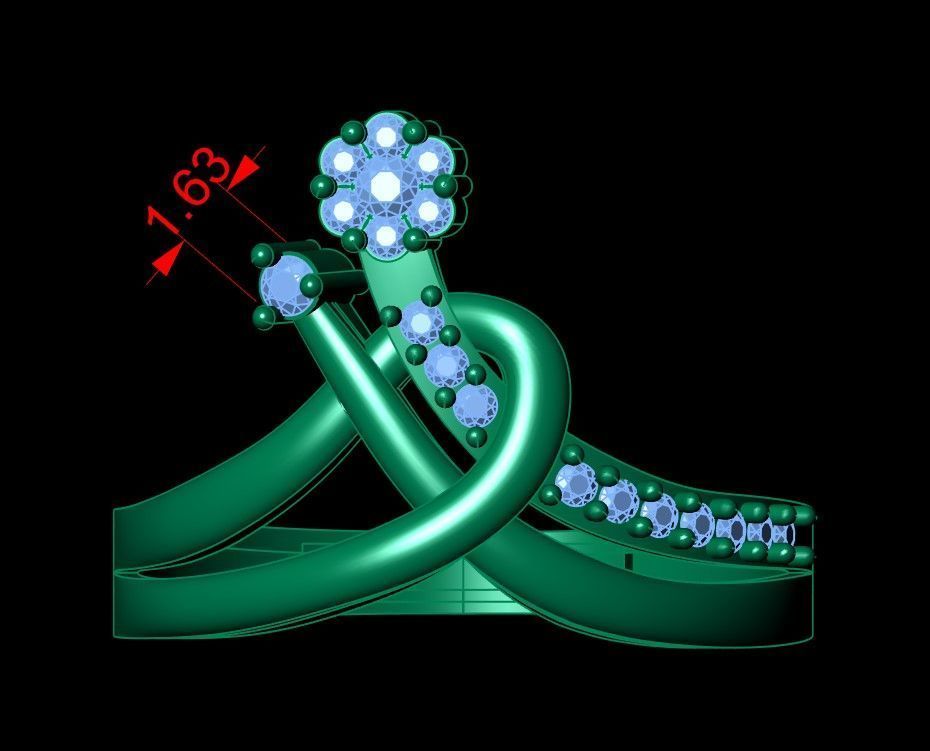 Engagement Ring Free 3D print model_21