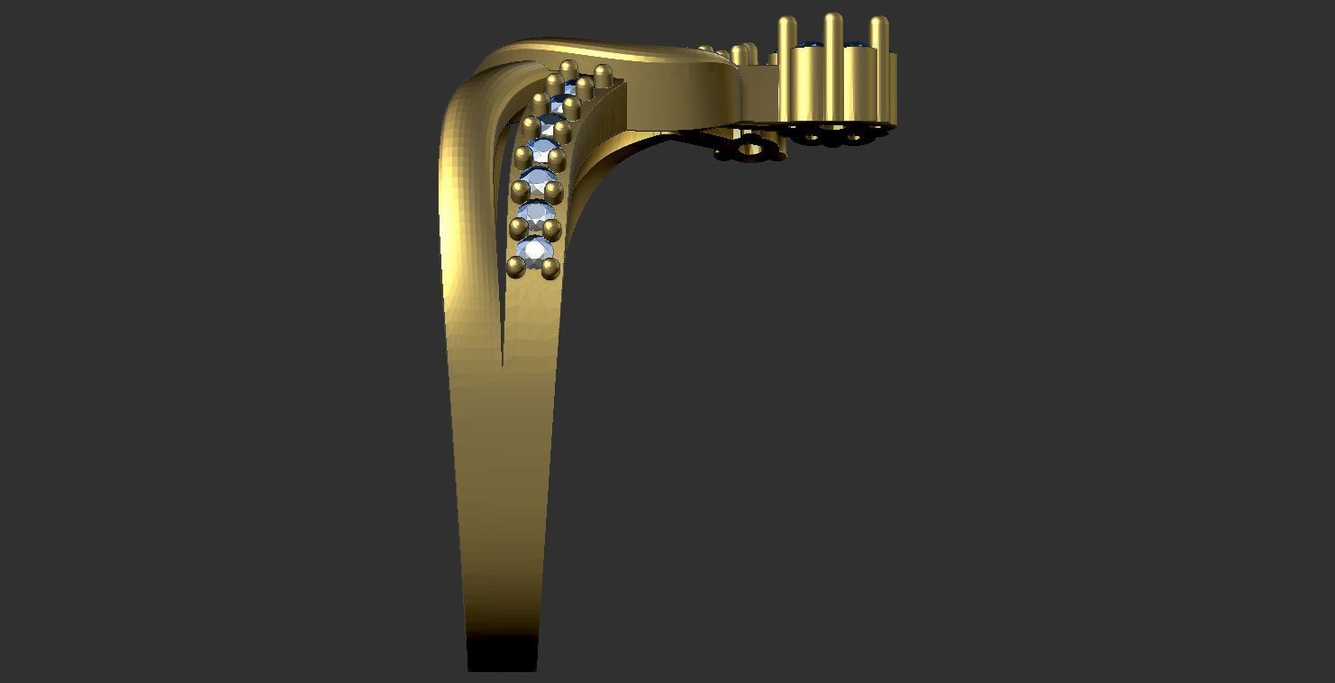 Engagement Ring Free 3D print model_17